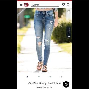 Buckle Flying Monkey Mid Rise